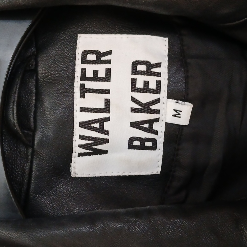 Black Leather Moto Jacket - Picture 4 of 4